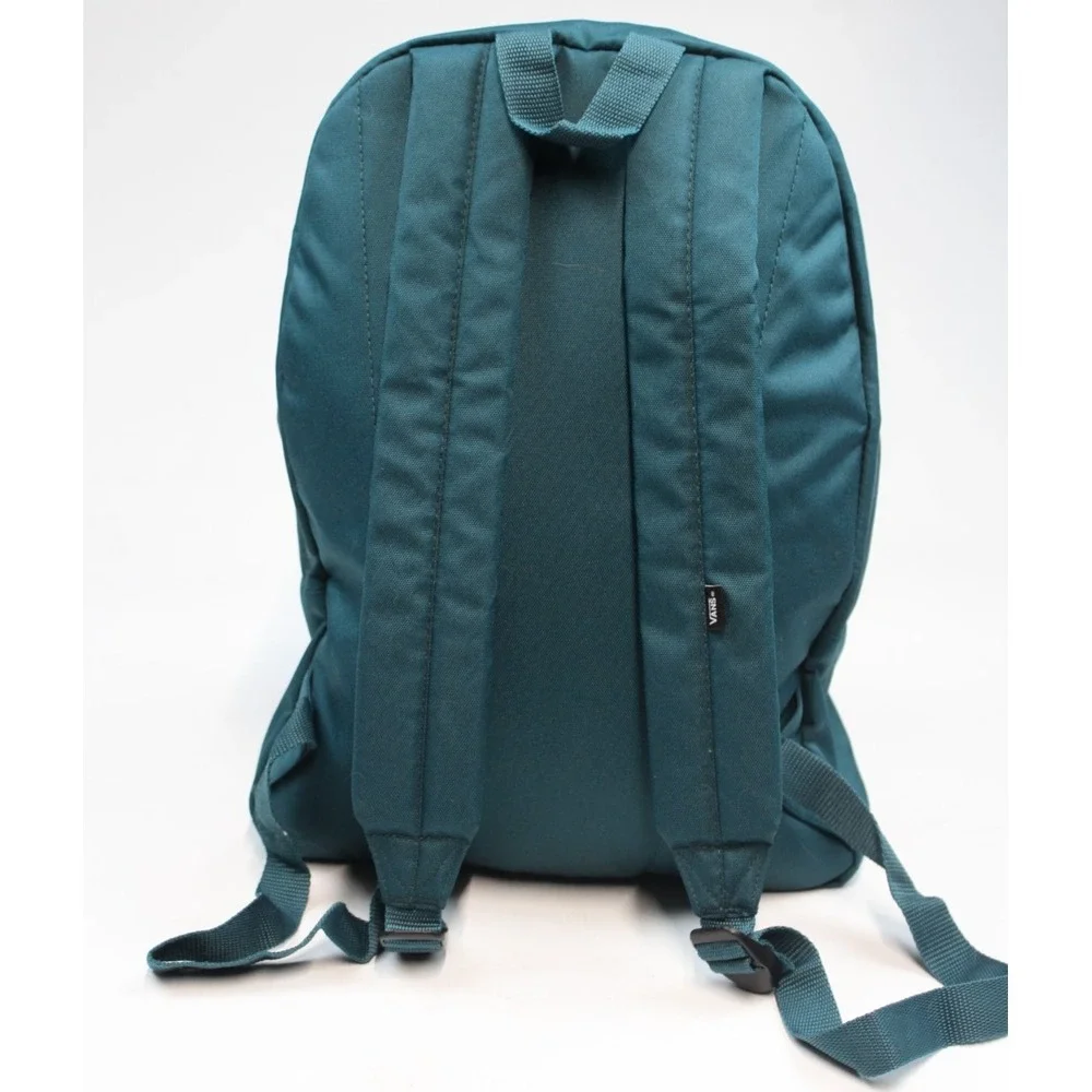 VANS Deana Corduroy Backpack Women Green Skateboard Logo Bag Unisex VN00021M60Q